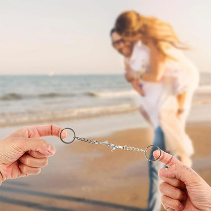 Perfectly Paired: 2Pcs Pinky Promise Keychain Set - Thoughtful Gifts for Couples and Best Friends