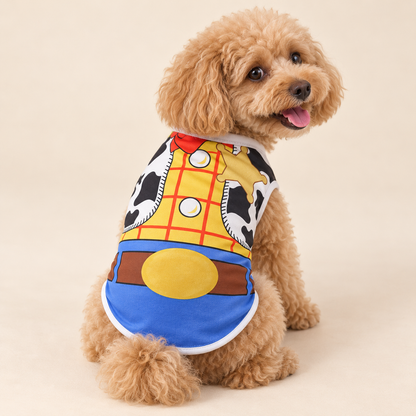 Pet Cozy Soft Cartoon Vest for Dogs & Puppies