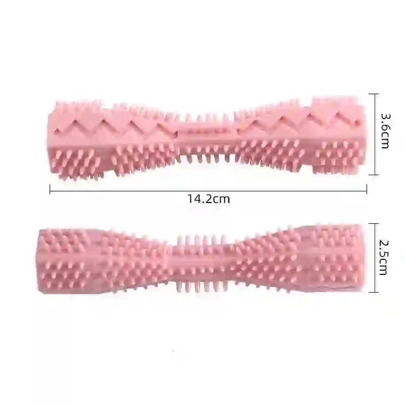 Soft Rubber Dental Toothbrush Chew Stick for Dogs