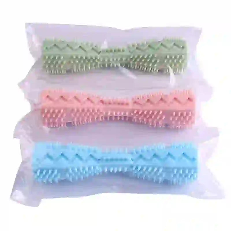 Soft Rubber Dental Toothbrush Chew Stick for Dogs