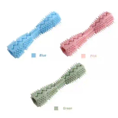 Soft Rubber Dental Toothbrush Chew Stick for Dogs