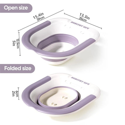 Folding Pet Sitz Bath Tub for Dogs & Cats