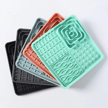 Silicone Lick Mat Slow Feeder for Dogs & Cats