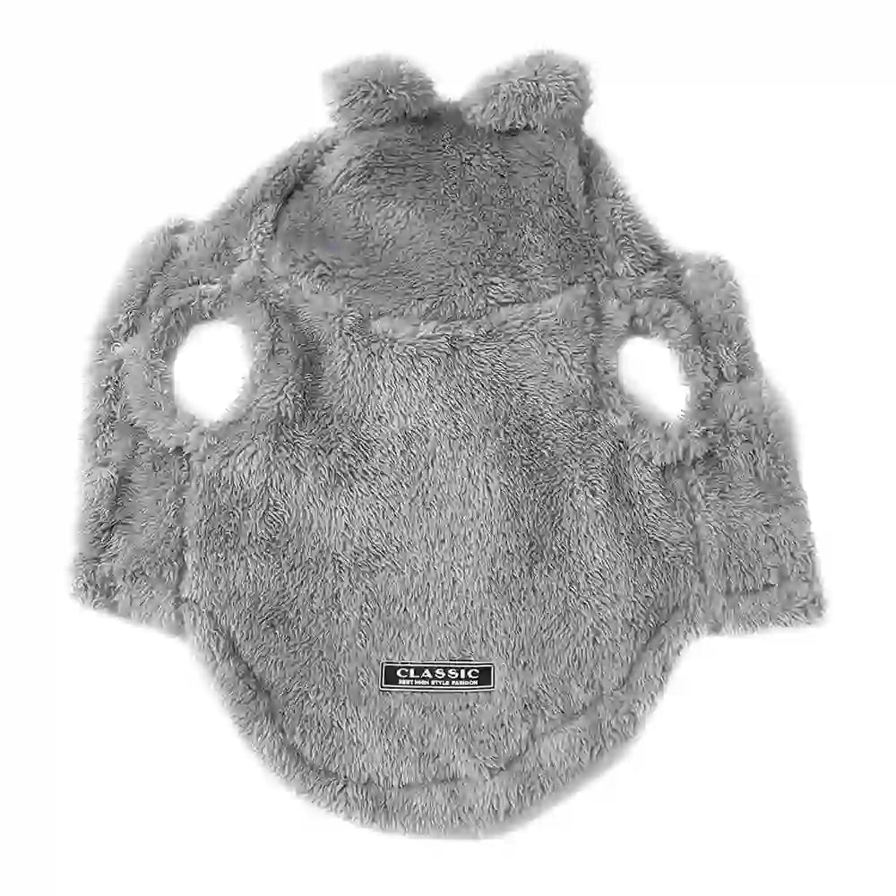 Cozy Fleece Hoodie Coat for Dogs & Cats