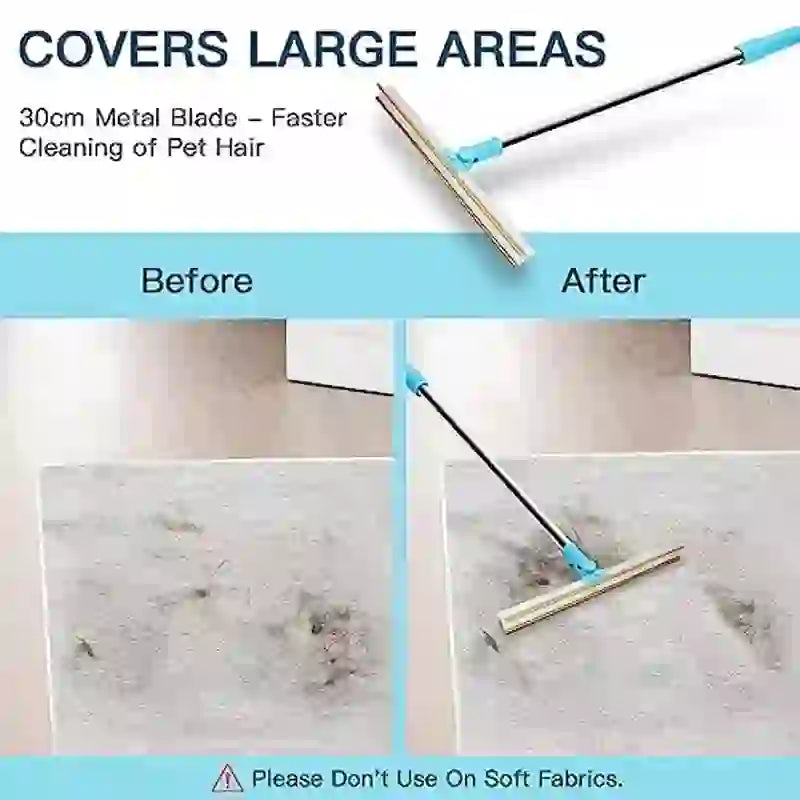 Telescopic Pet Hair Remover Rake
