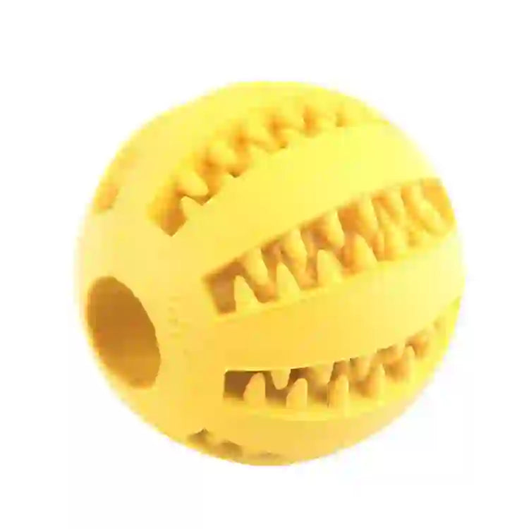 Interactive Dental Treat Chew Ball for Dogs
