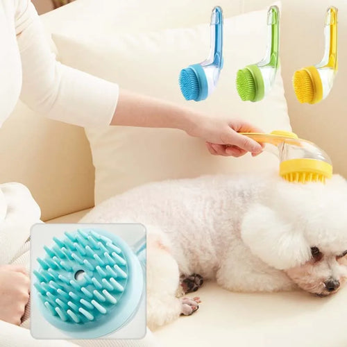 Pet Bathing Massage Brush for Dogs & Cats