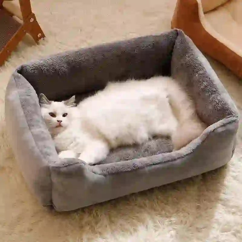 Cozy Winter Cushion House for Dogs & Cats | Pet Bed