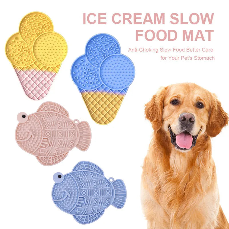 Silicone Puzzle Lick Mat Slow Feeder for Dogs & Cats