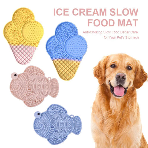 Silicone Puzzle Lick Mat Slow Feeder for Dogs & Cats
