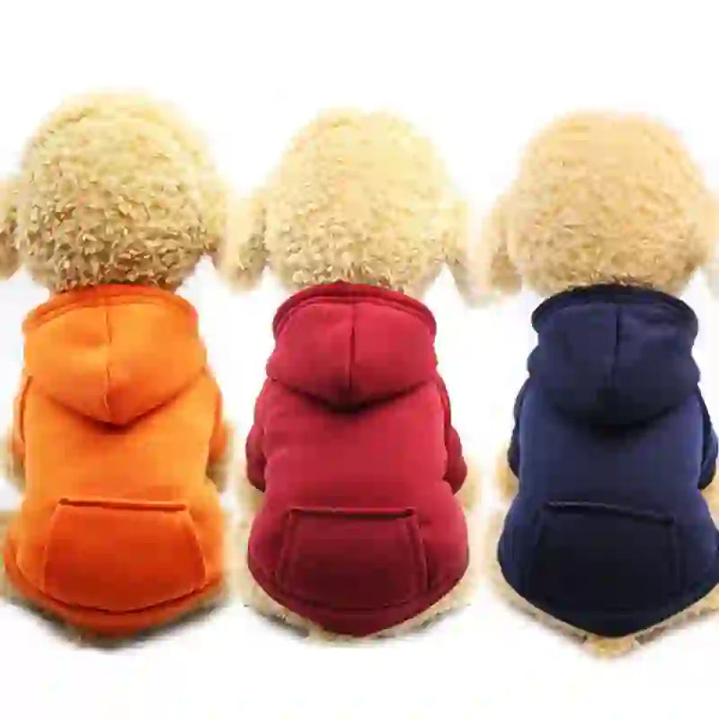 Cozy Cotton Hoodie Jacket for Dogs & Cats