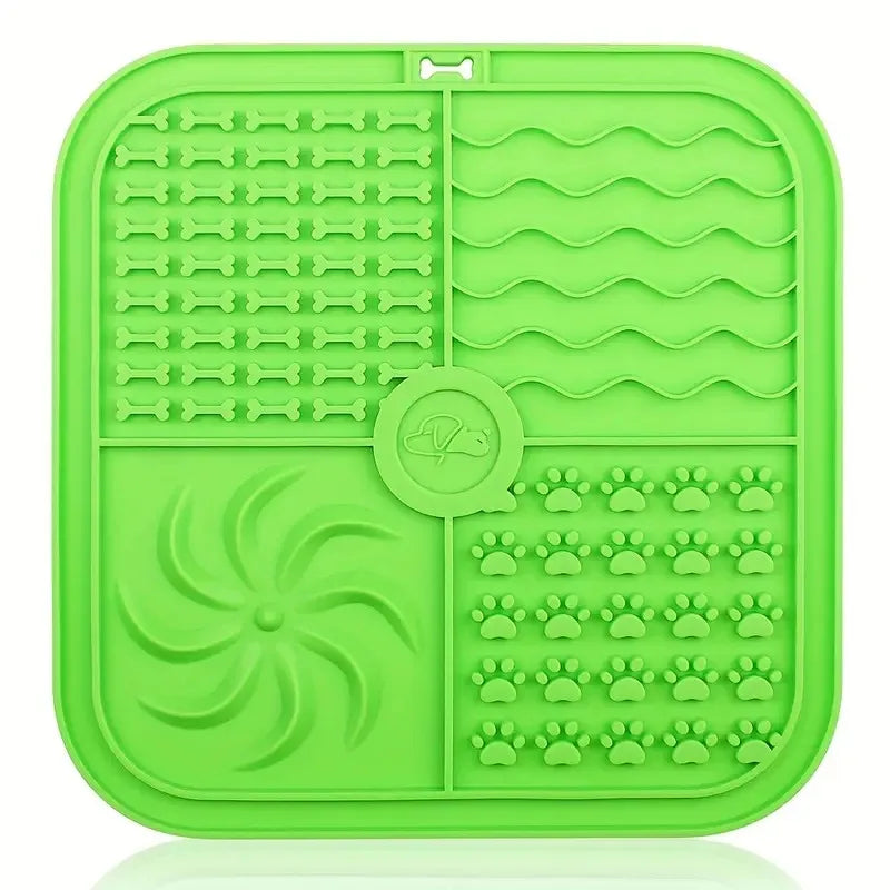 Dog Bathing Lick Mat Slow Feeder for Dogs & Cats
