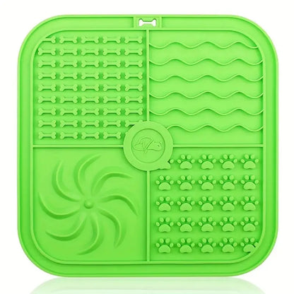 Dog Bathing Lick Mat Slow Feeder for Dogs & Cats
