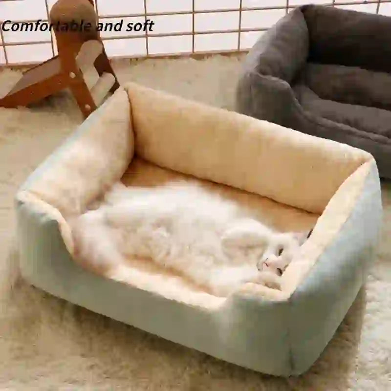 Cozy Winter Cushion House for Dogs & Cats | Pet Bed