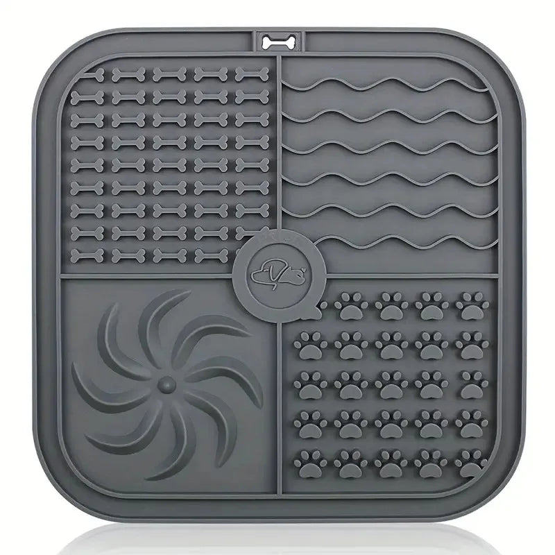 Dog Bathing Lick Mat Slow Feeder for Dogs & Cats