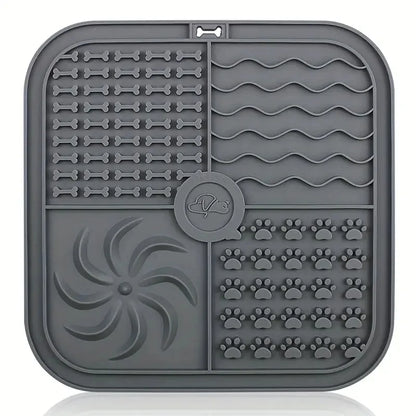 Dog Bathing Lick Mat Slow Feeder for Dogs & Cats