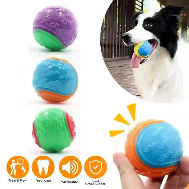 Squeaky Dental Chew Toy for Dogs & Pets