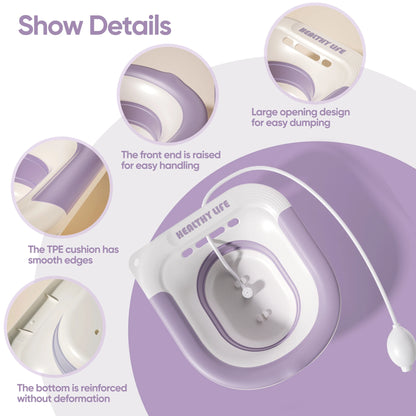Folding Pet Sitz Bath Tub for Dogs & Cats
