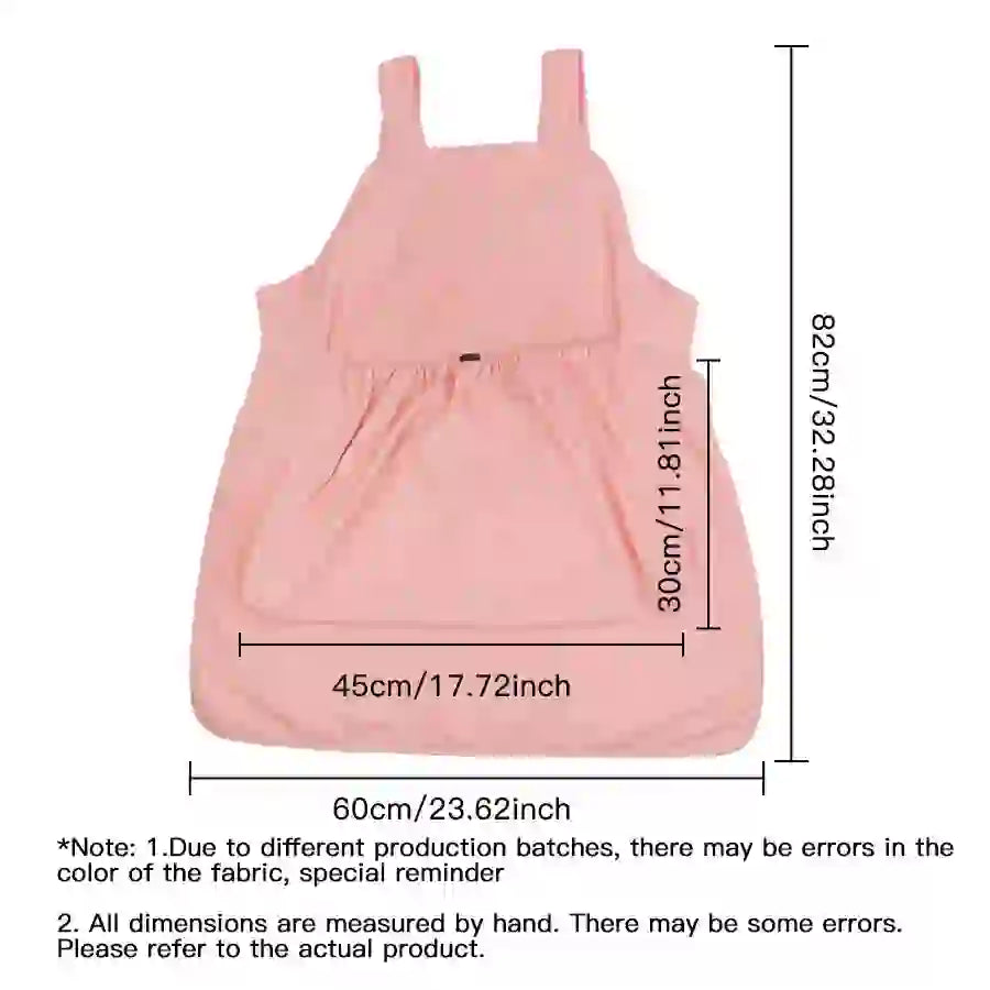 Non-Shedding Grooming Apron for Cats & Pets