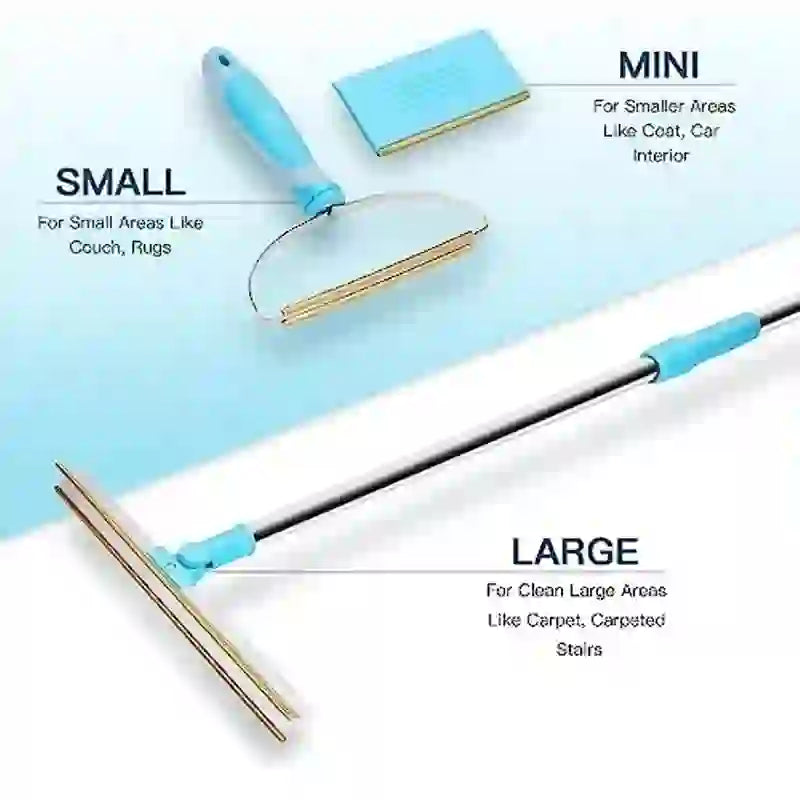 Telescopic Pet Hair Remover Rake