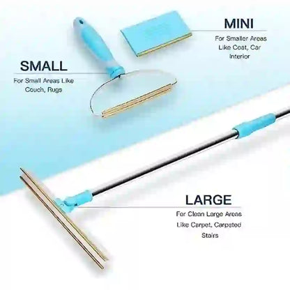 Telescopic Pet Hair Remover Rake