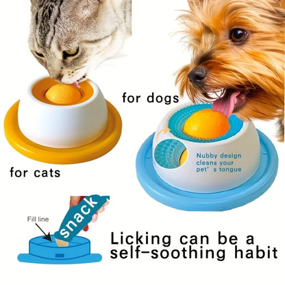 Slow Feeder Lick Mat for Dogs & Cats with Dental Care