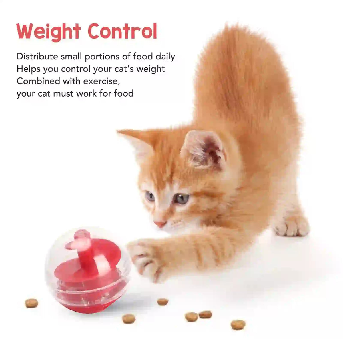 Interactive Treat Dispensing Puzzle Feeder for Cats