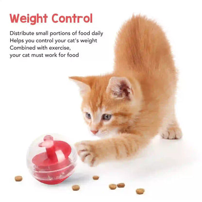 Interactive Treat Dispensing Puzzle Feeder for Cats