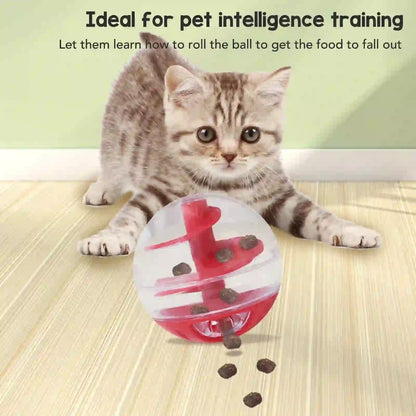 Interactive Treat Dispensing Puzzle Feeder for Cats