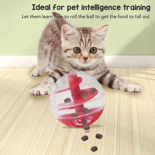 Interactive Treat Dispensing Puzzle Feeder for Cats