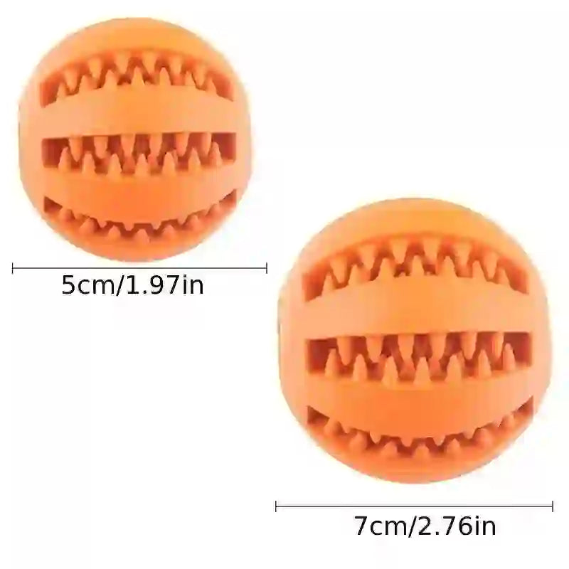 Interactive Dental Treat Chew Ball for Dogs