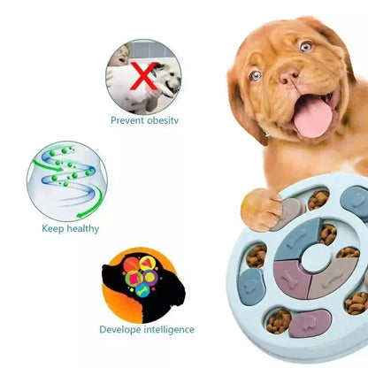 Interactive IQ Treat Puzzle Slow Feeder for Dogs
