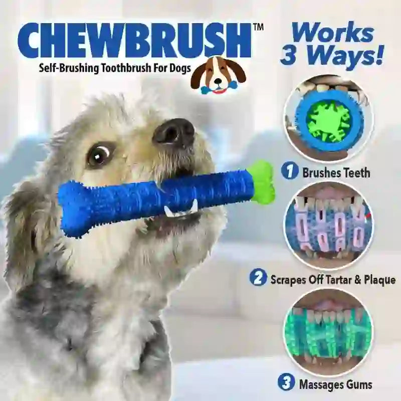 Rubber Dental Chew & Teeth Massager Rod for Dogs