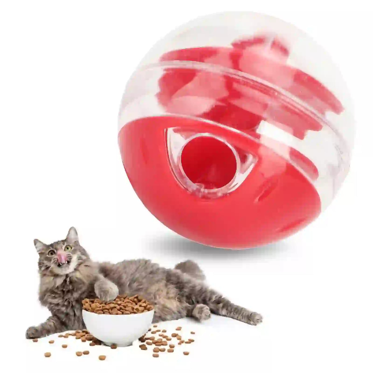 Interactive Treat Dispensing Puzzle Feeder for Cats