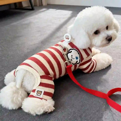 Cozy Striped Warm Sweater for Dogs & Puppies