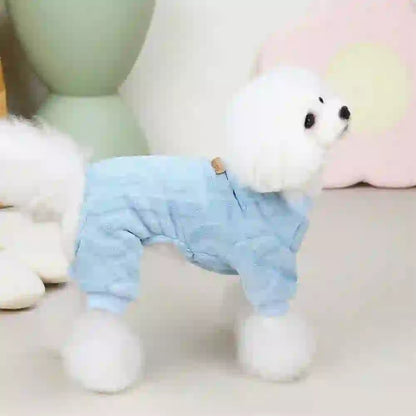Cozy Fleece Dog Jumpsuit for Cold Weather