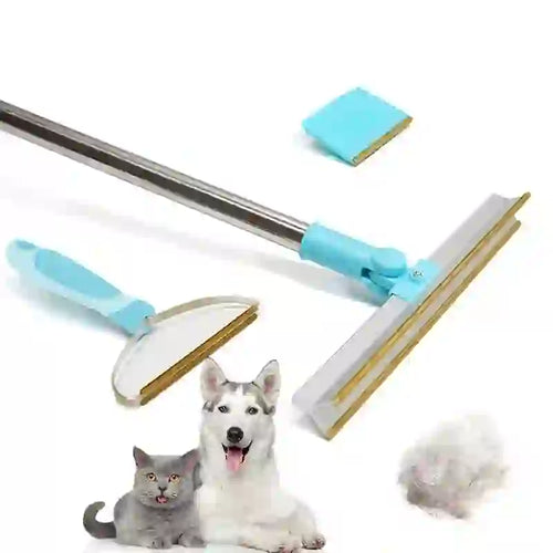 Telescopic Pet Hair Remover Rake
