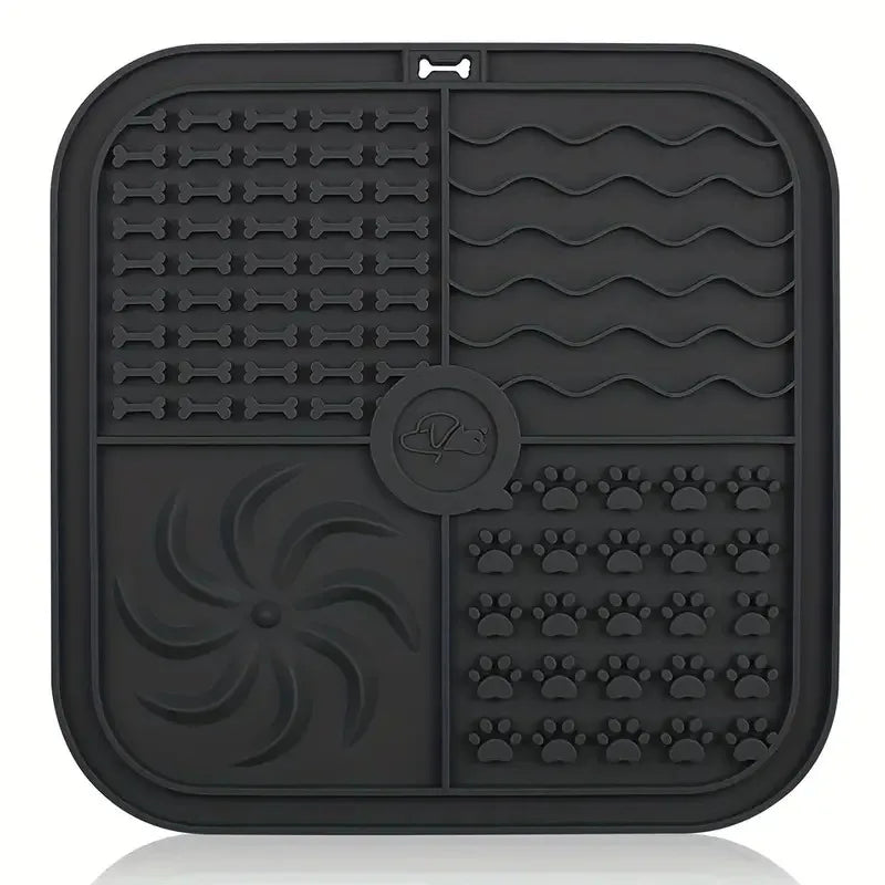 Dog Bathing Lick Mat Slow Feeder for Dogs & Cats