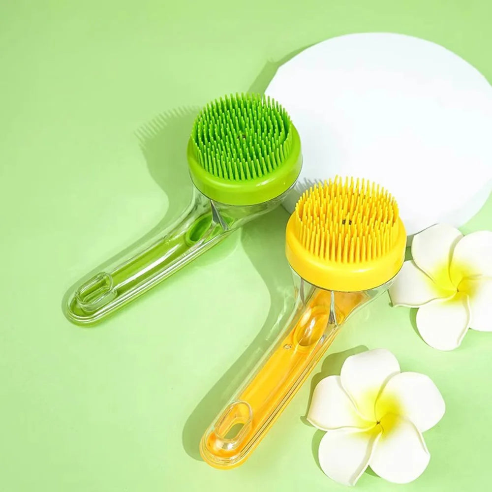 Pet Bath Massage Scrubber Brush for Dogs & Cats