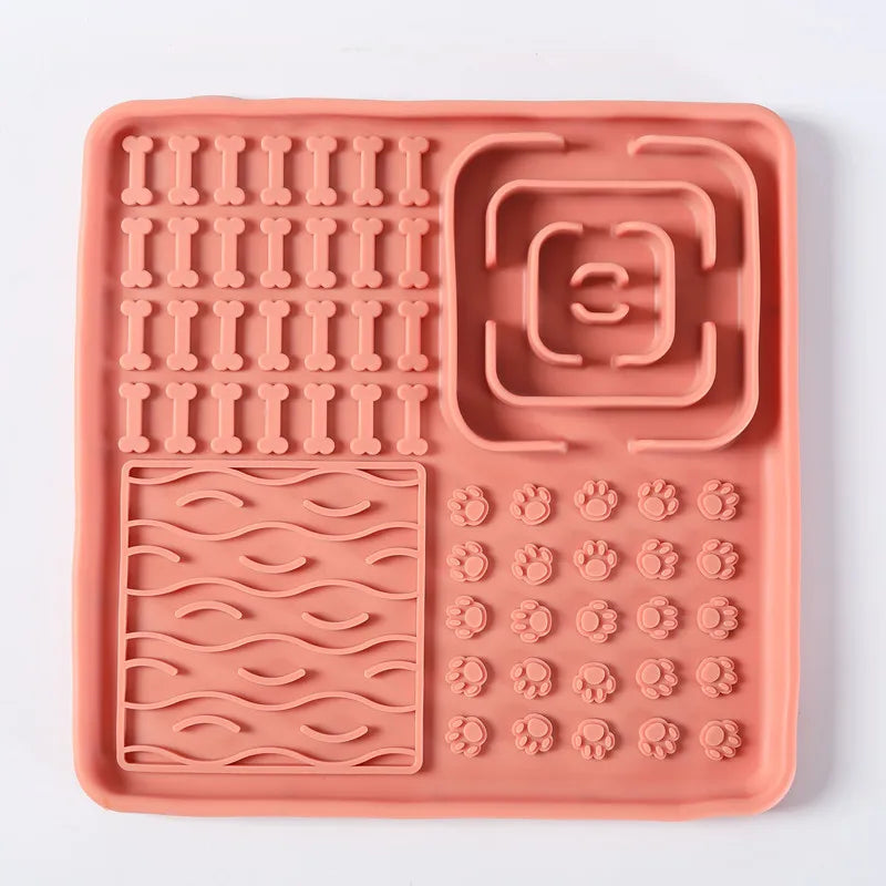 Silicone Lick Mat Slow Feeder for Dogs & Cats