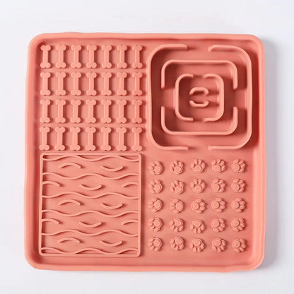 Silicone Lick Mat Slow Feeder for Dogs & Cats