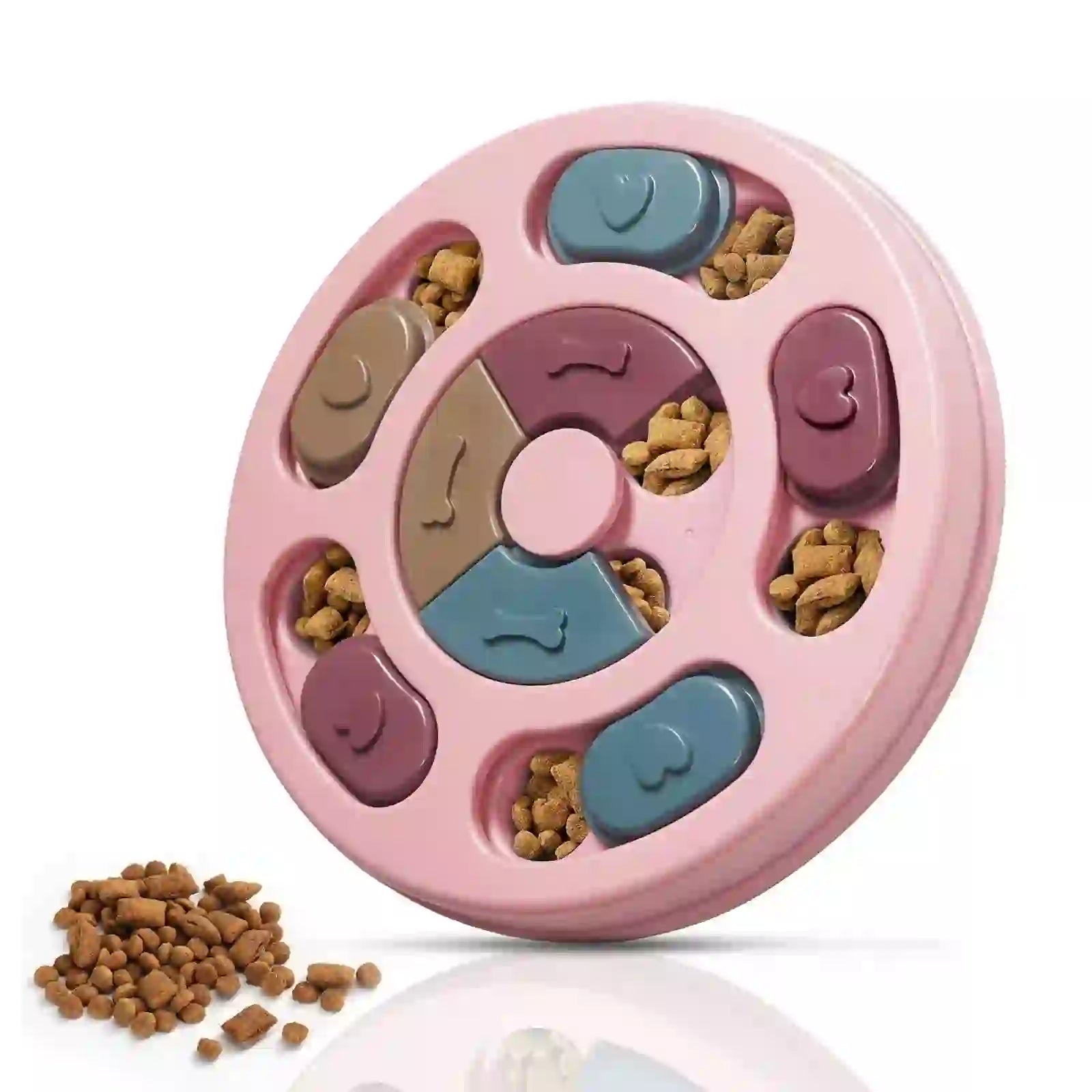 Interactive IQ Treat Puzzle Slow Feeder for Dogs