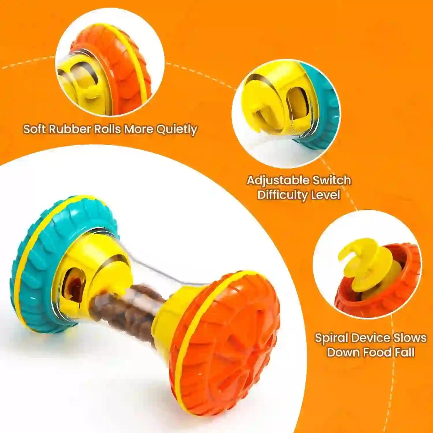 Interactive Treat Dispensing Puzzle Slow Feeder