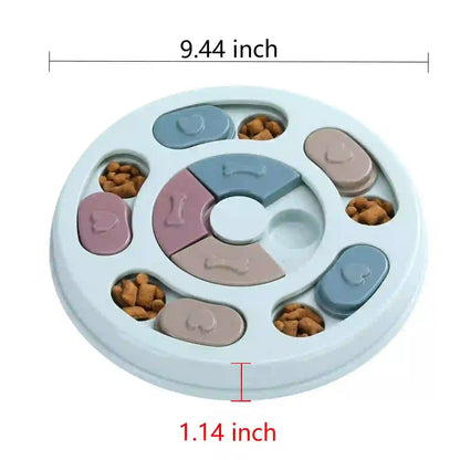 Interactive IQ Treat Puzzle Slow Feeder for Dogs