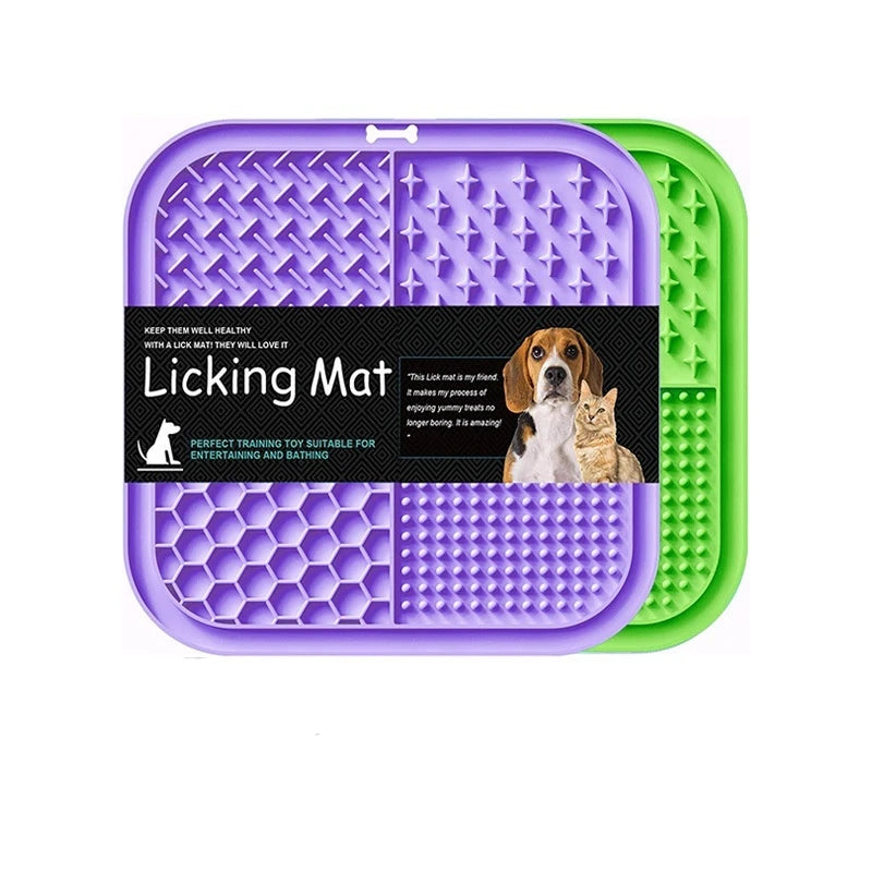 Silicone Suction Lick Mat Slow Feeder for Dogs & Cats