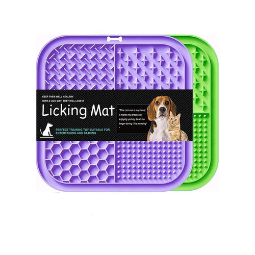 Silicone Suction Lick Mat Slow Feeder for Dogs & Cats