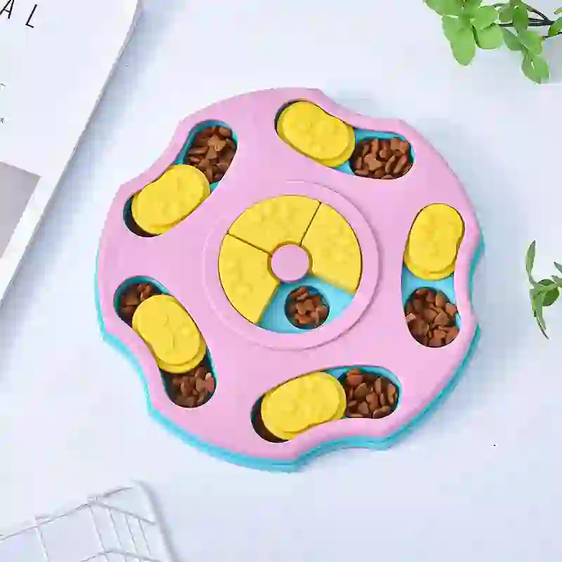 Interactive Puzzle Slow Feeder Bowl for Pets