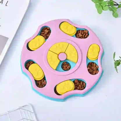 Interactive Puzzle Slow Feeder Bowl for Pets