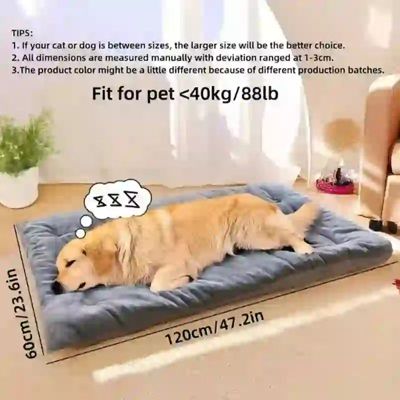 Extra Large Plush Sofa Bed for Dogs & Crates