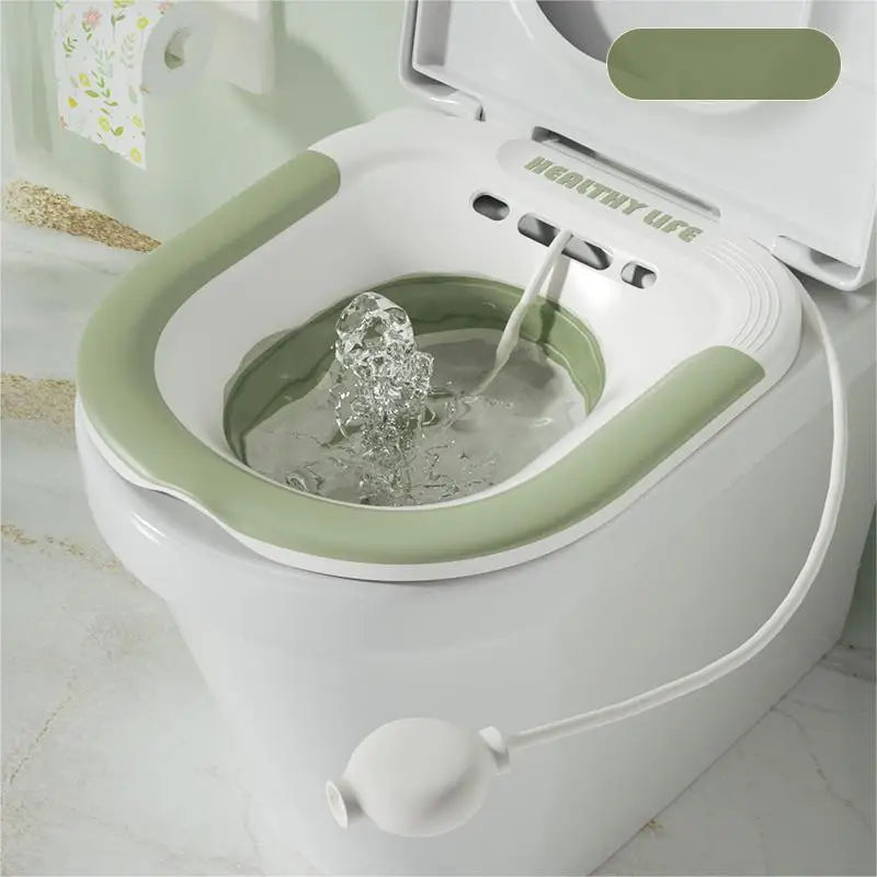 Folding Pet Sitz Bath Tub for Dogs & Cats